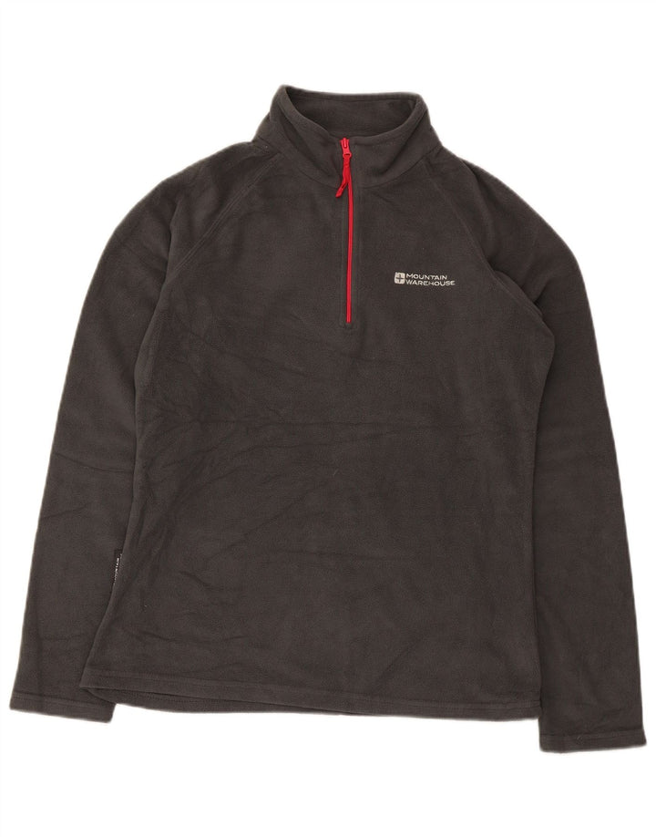 Mountain Warehouse Dame Fleece Jumper med lynlås DK 8 Lille grå polyester