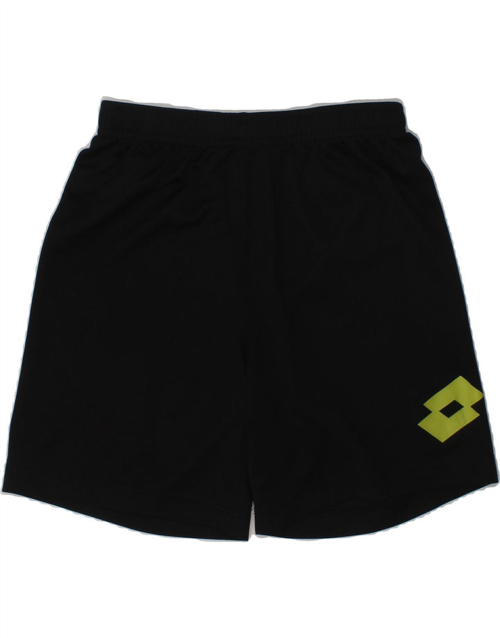 LOTTO Boys Graphic Sport Shorts 6-7 Years Black | Vintage Lotto | Thrift | Second-Hand Lotto | Used Clothing | Messina Hembry 
