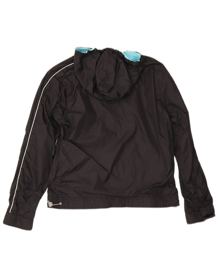 Umbro Dame Hætte Vindjakke UK 14 Medium Sort Polyester