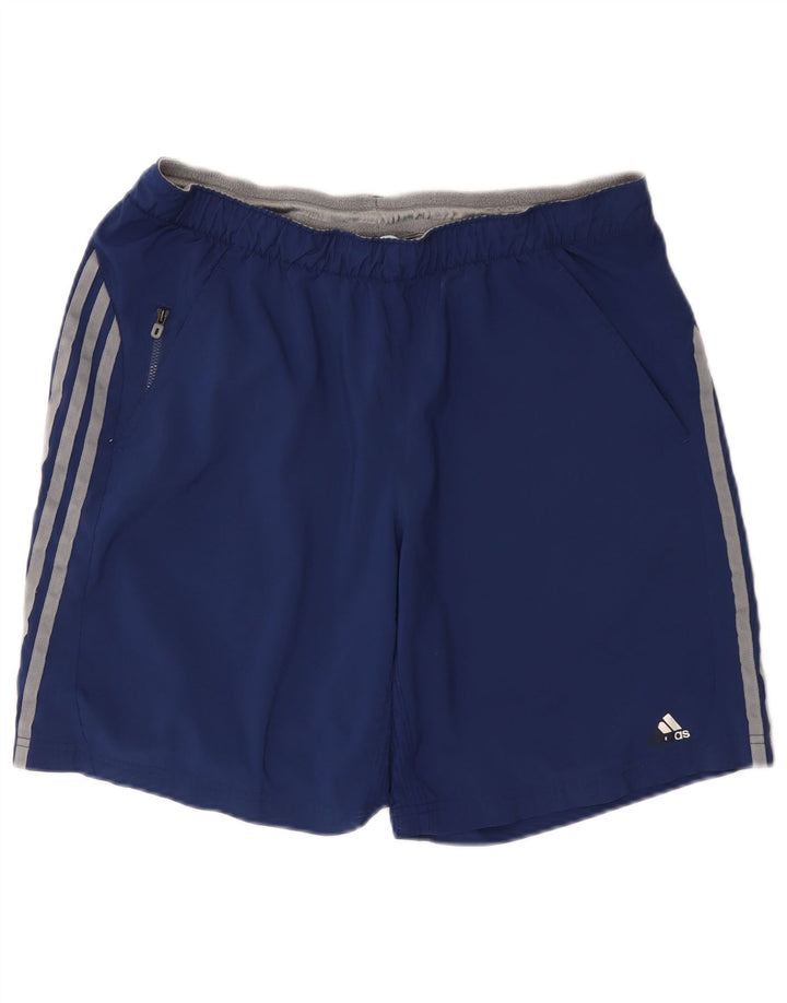 Adidas Herre Climacool Sport Shorts Store Blå Polyester