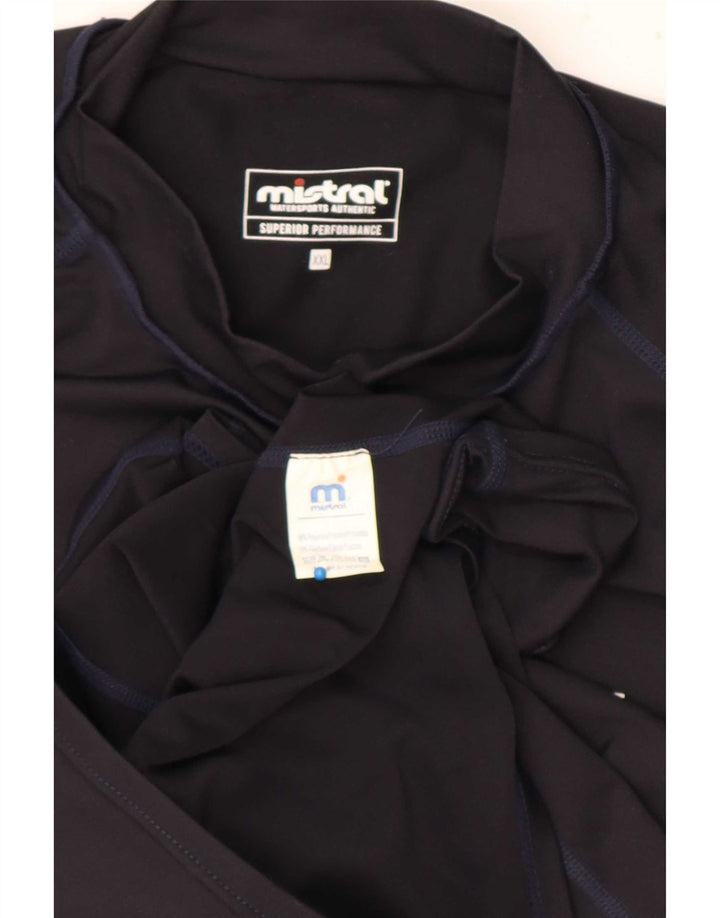 Mistral Boys Grafisk T-Shirt Top 13-14 År 2XL Marineblå Polyester