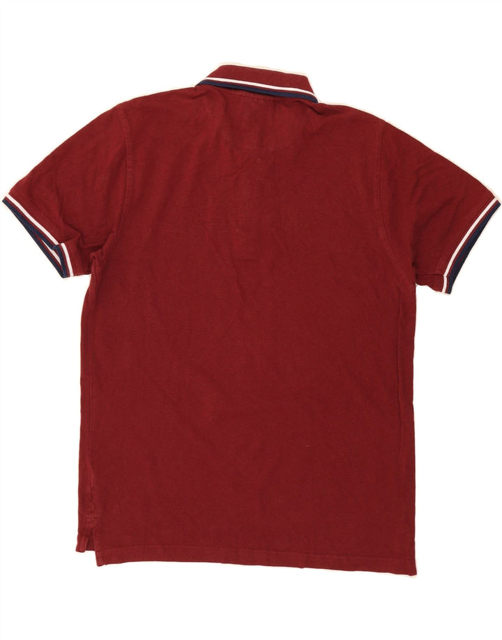 PIERRE CARDIN Mens Regular Fit Polo Shirt Medium Red Cotton Vintage Pierre Cardin and Second-Hand Pierre Cardin from Messina Hembry 