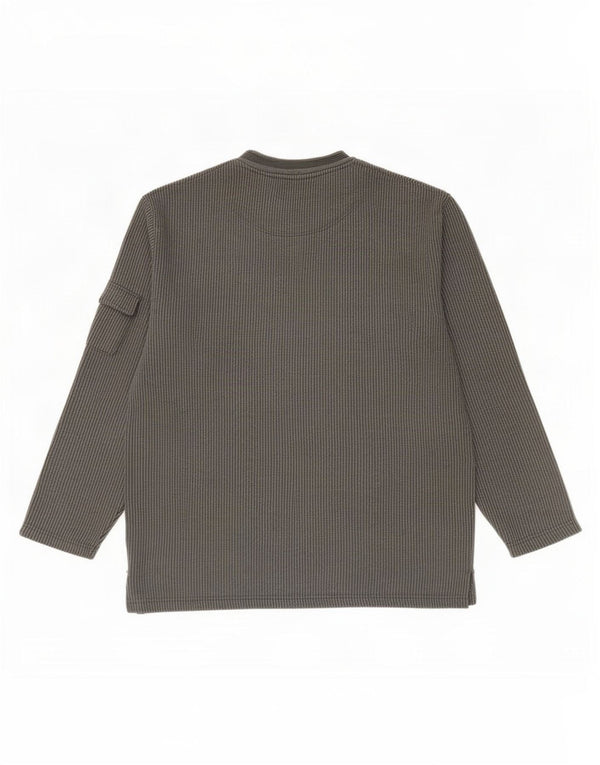 Charro Herre Top Langærmet IT 50 Medium Grey Pinstripe