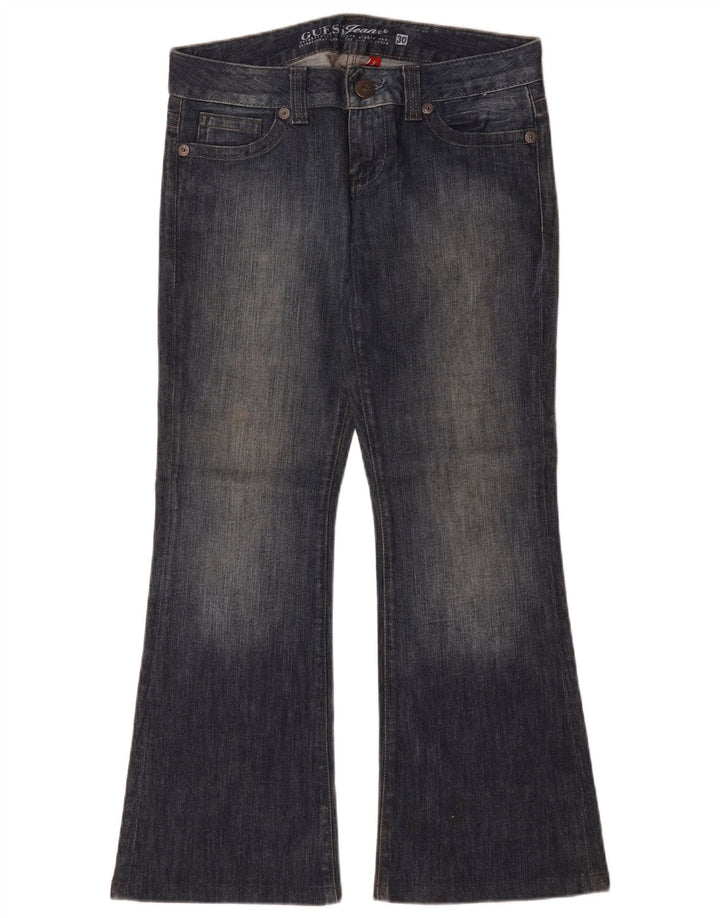 Guess Dame Flared Jeans W30 L29 Blå Bomuld