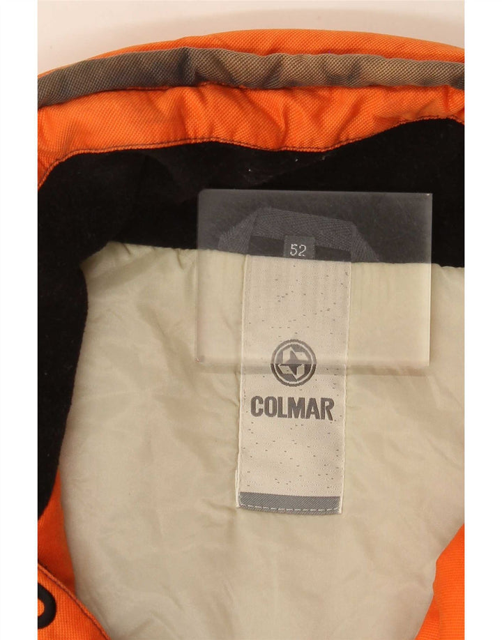 Colmar Herre Polstret Skijakke IT 52 Large Orange Colourblock Sports