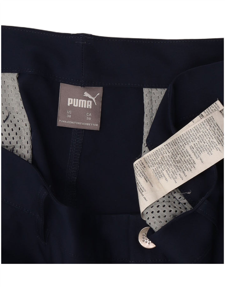 Puma Chino Shorts til mænd W38 XL Marineblå polyester
