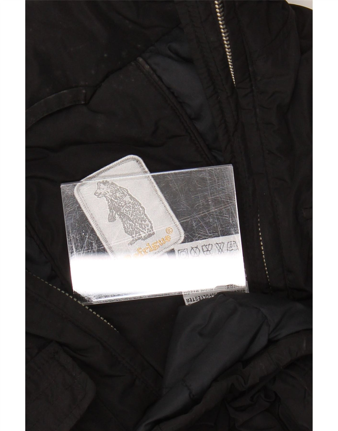 Refrigue Dame Windbreaker Jacket UK 12 Medium Sort Polyester