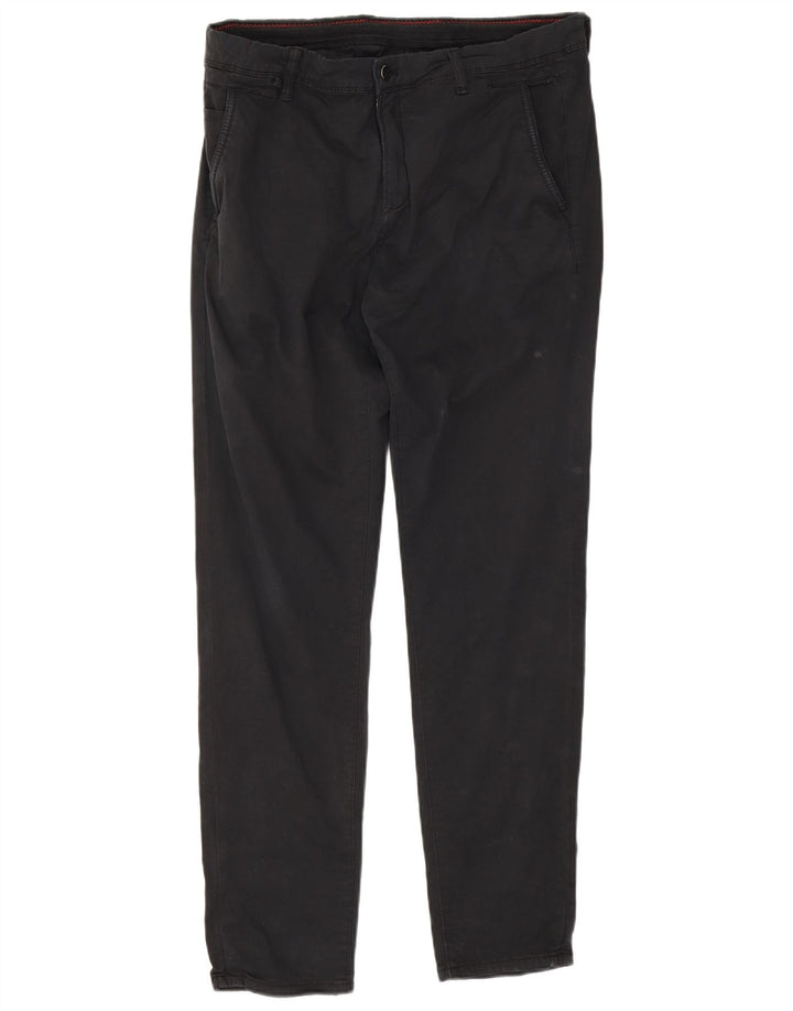 Zara Herre Slim Chino Bukser EU 40 Medium W31 L30 Sort