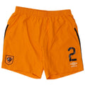 Umbro Herre grafiske sportsshorts XL Orange Colourblock Polyester