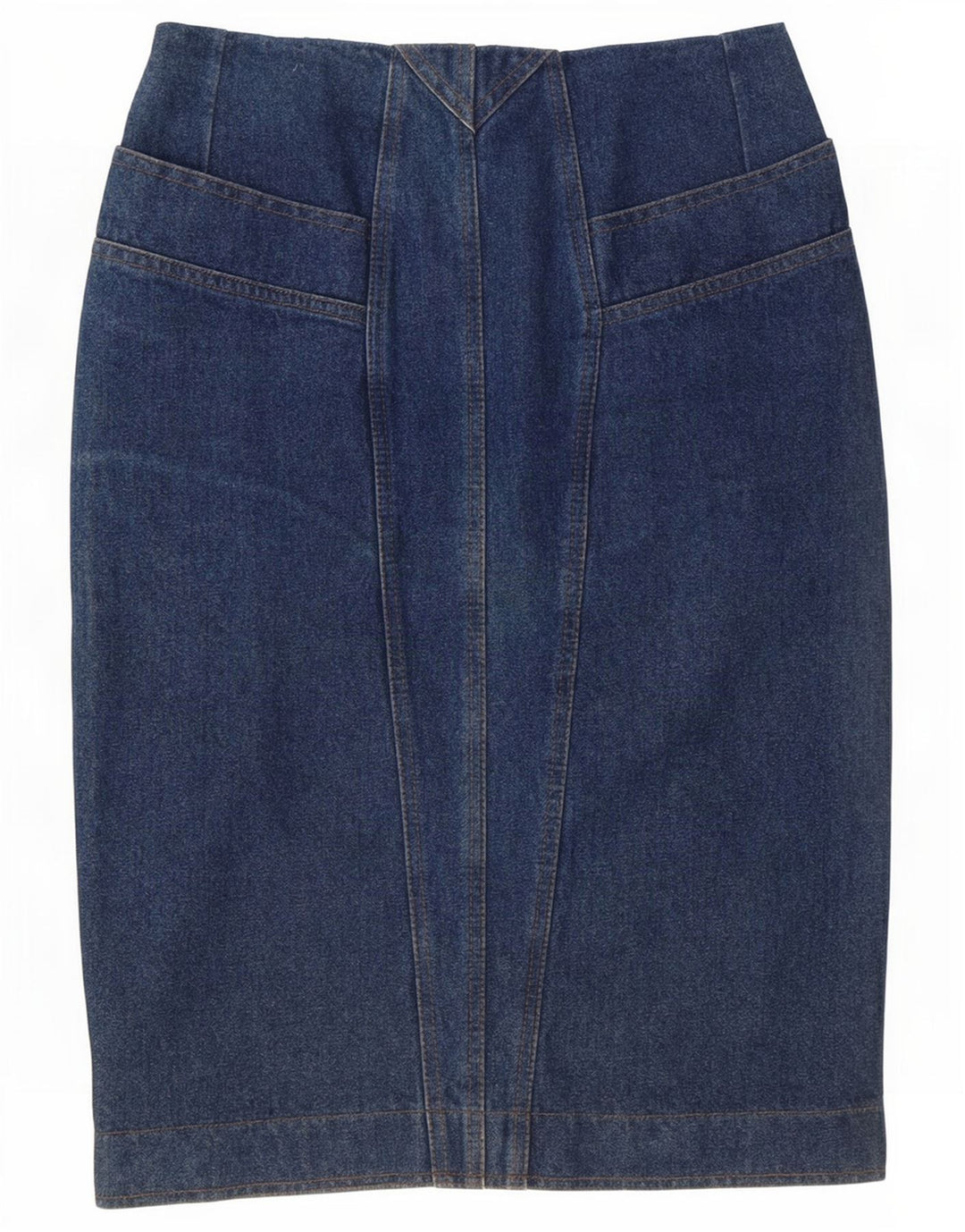 Vintage Dame Denim Nederdel Small W26 Blue