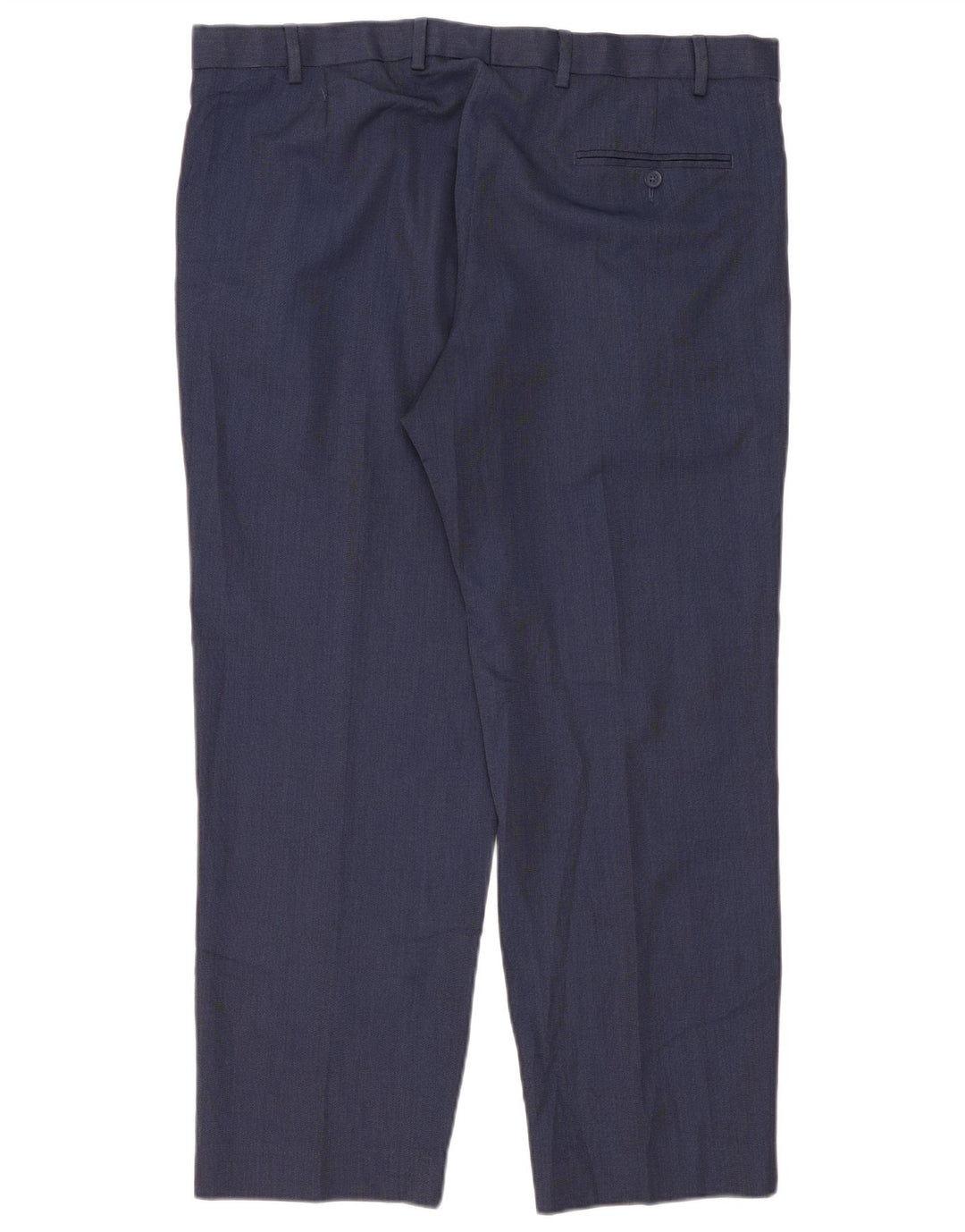 Marks & Spencer Straight Suit bukser til mænd W40 L29 Marineblå polyester