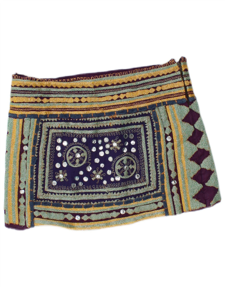 Zara Dame Mini-nederdel Medium W28 Flerfarvet Geometrisk