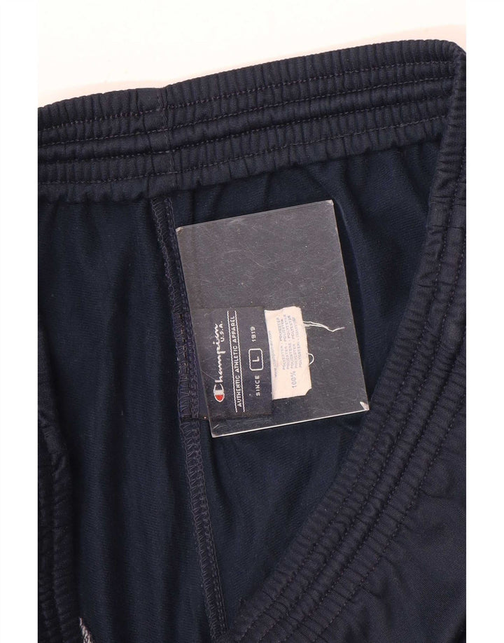 Champion Herre træningsdragt Bukser Large Navy Blue Polyester