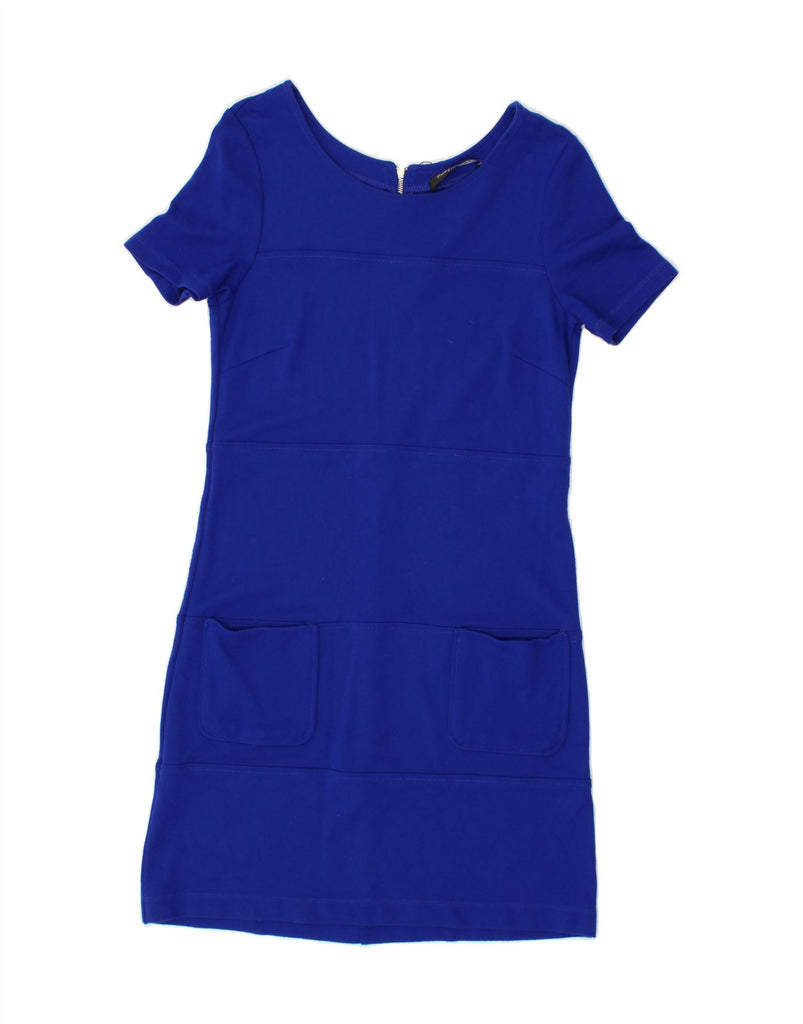 BETTY BARCLAY Womens Short Sleeves Sheath Dress UK 10 Small Blue Vintage Betty Barclay and Second-Hand Betty Barclay from Messina Hembry 