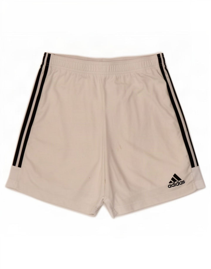 Adidas Aeroready Sportsshorts til mænd store hvide polyester