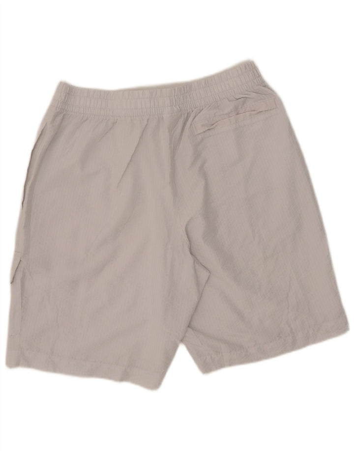 Reebok Herre Cargo Sportshorts Store Hvide Polyester