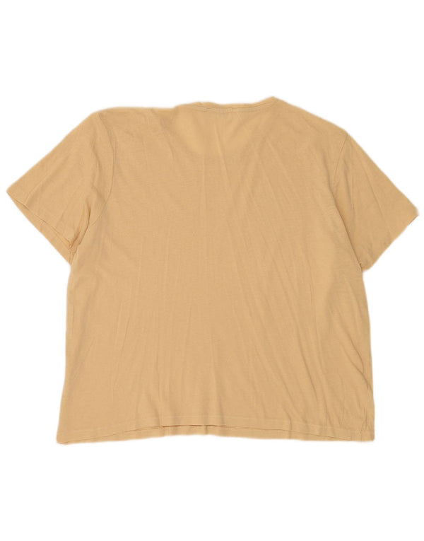Zara Dame T-Shirt Top UK 16 Large Beige