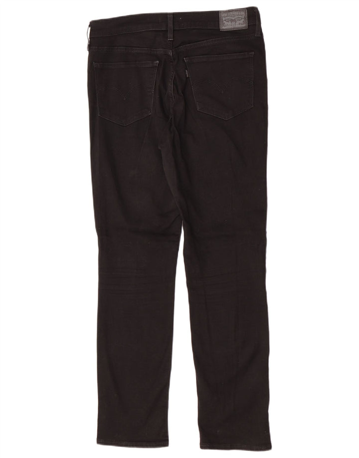 Levi's Womens 312 Shaping Slim Jeans W29 L30 Sort bomuld