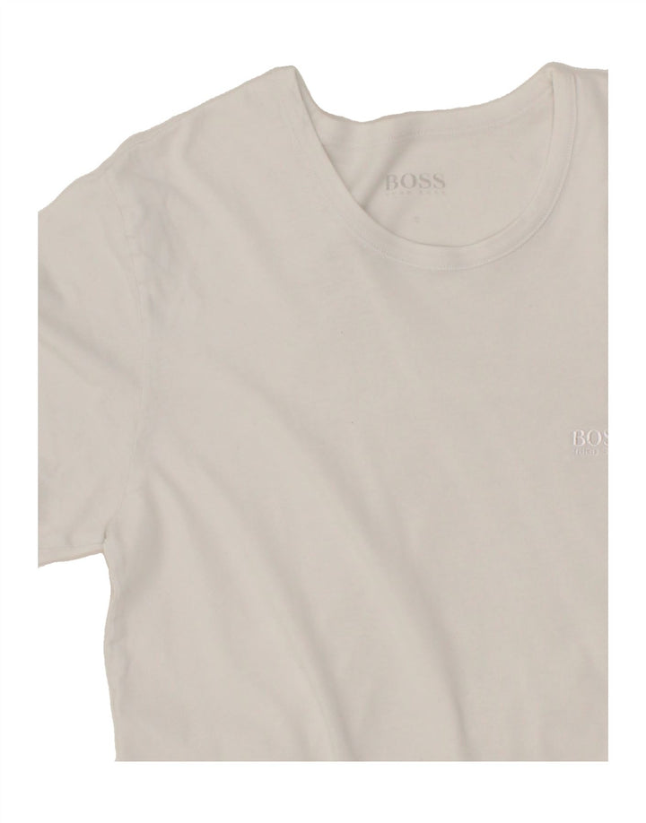 HUGO BOSS Mens T-Shirt Top Small Grey Cotton Vintage Hugo Boss and Second-Hand Hugo Boss from Messina Hembry 