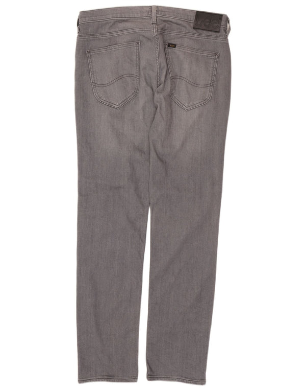 LEE Herre Powell Slim Jeans W34 L34 Grå Bomuld