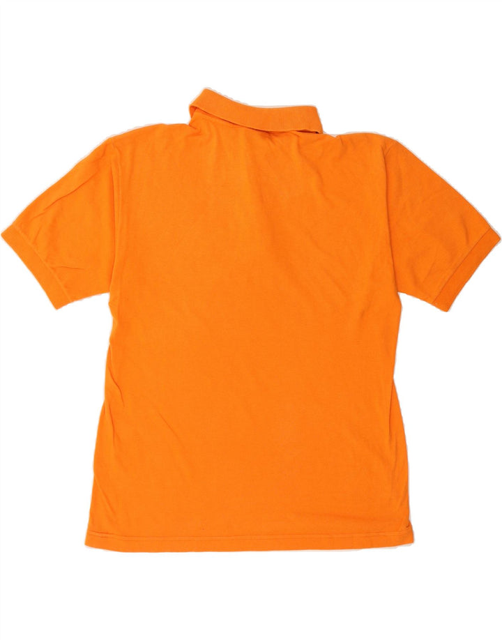 TRUSSARDI Mens Polo Shirt Medium Orange Vintage Trussardi and Second-Hand Trussardi from Messina Hembry 