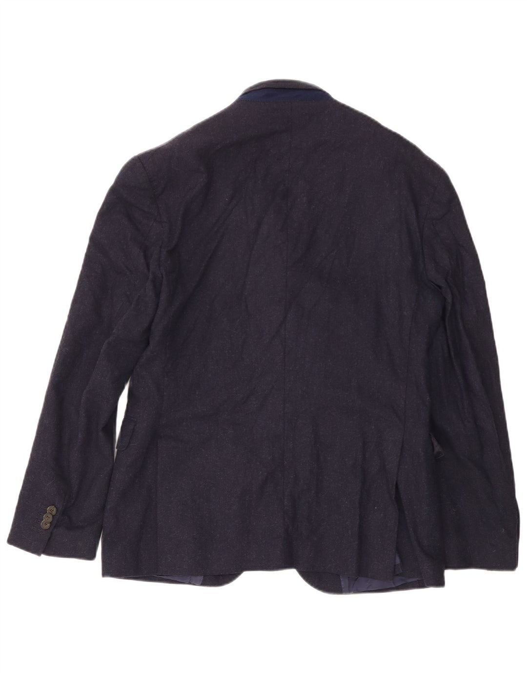 Tommy Hilfiger Herre 2-knaps blazerjakke IT 50 Stor marineblå uld