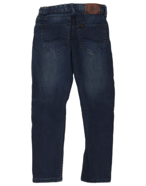 Lee Boys Slim Jeans 9-10 år W24 L22 Marineblå Bomuld