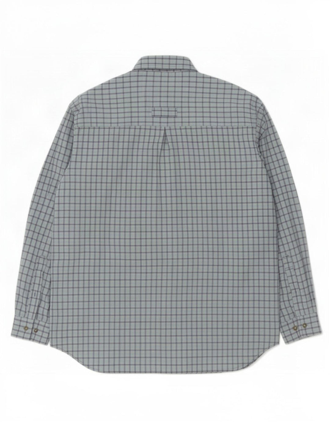 Columbia herreskjorte stor blå ternet polyester