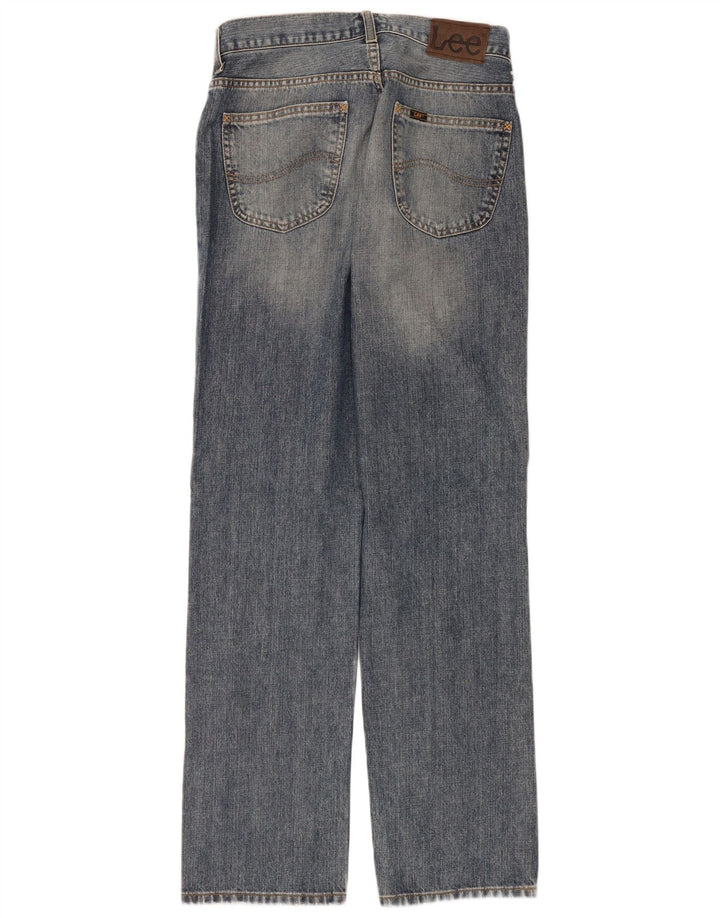 Lee Dame Seattle Straight Jeans W33 L34 Blå Bomuld
