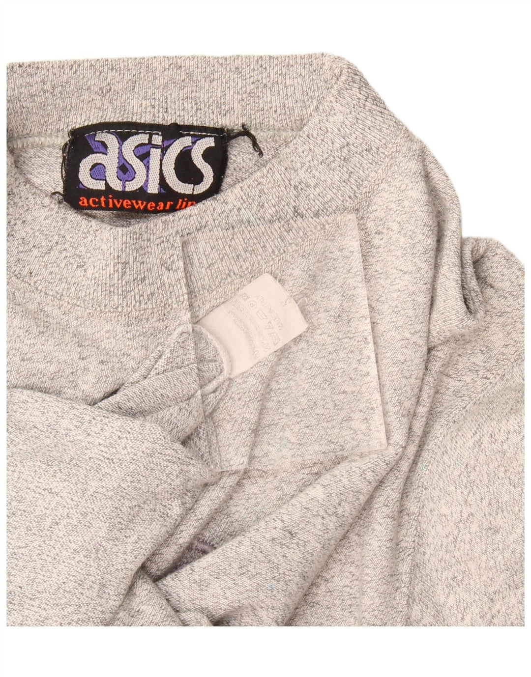 Asics Herre T-shirt Top Medium Grey Flecked Bomuld