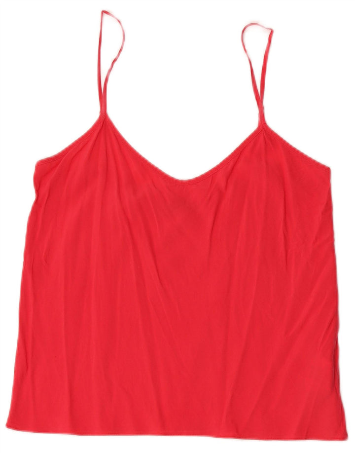 Max & Co. Dame Cami Top UK 10 Lille rød viskose