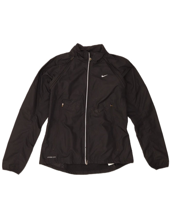 Nike Dame Storm-Fit træningsdragt Topjakke UK 12 Medium Sort Polyester