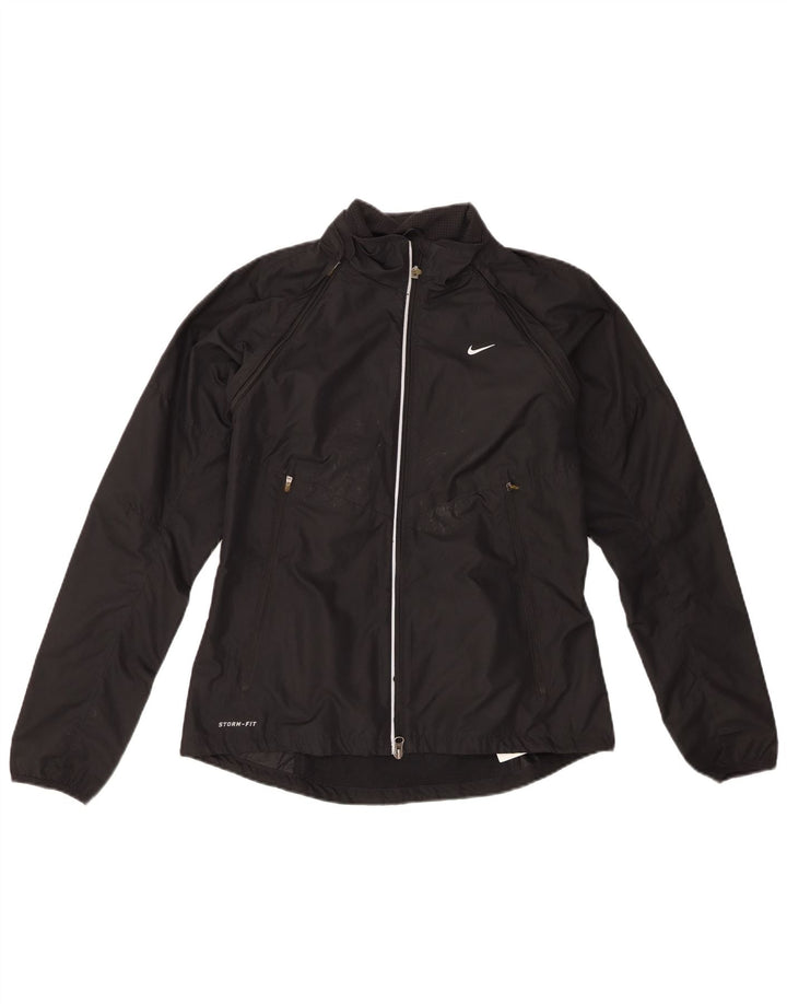 Nike Dame Storm-Fit træningsdragt Topjakke UK 12 Medium Sort Polyester