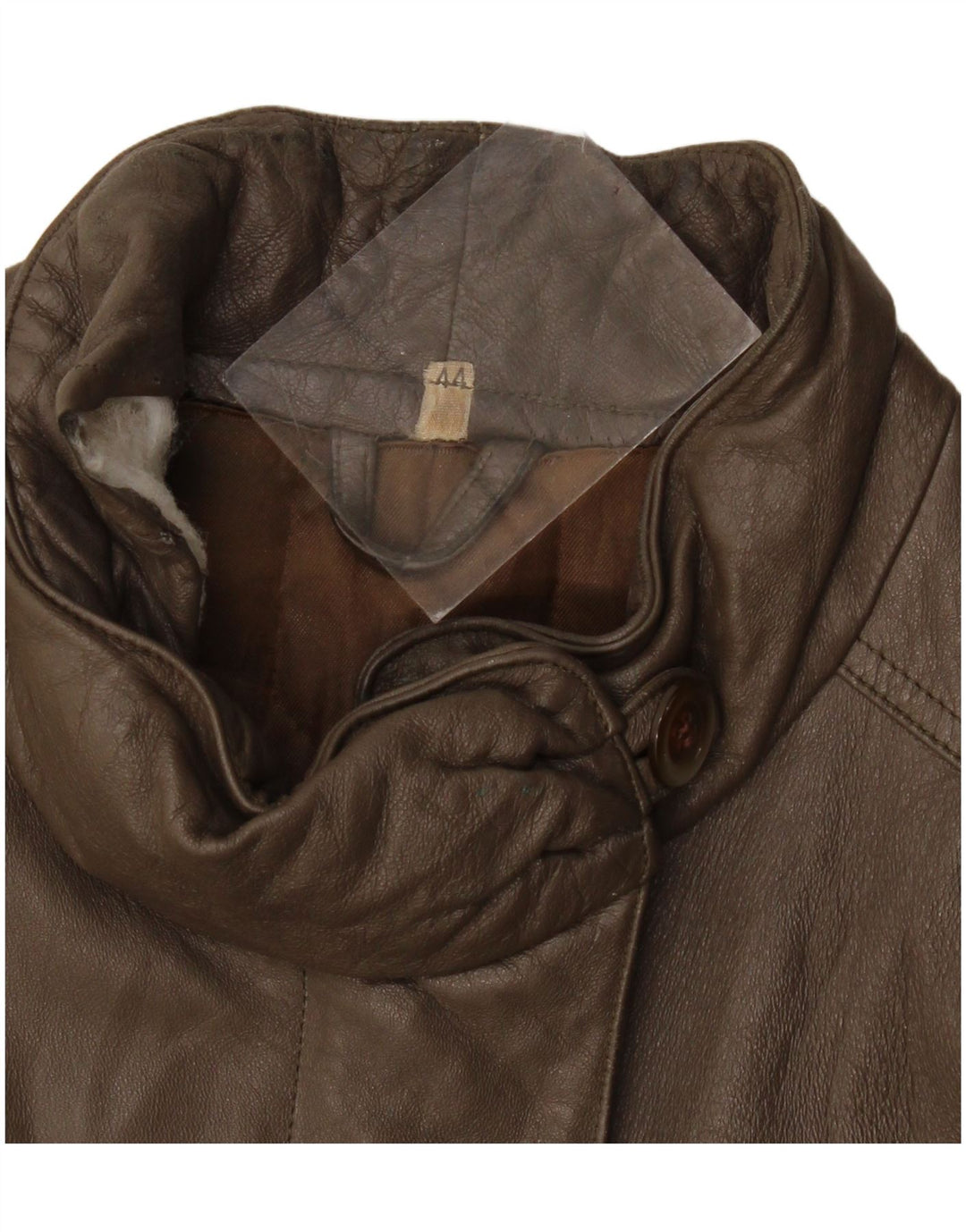 Vintage læderjakke til kvinder IT 44 Medium Grey