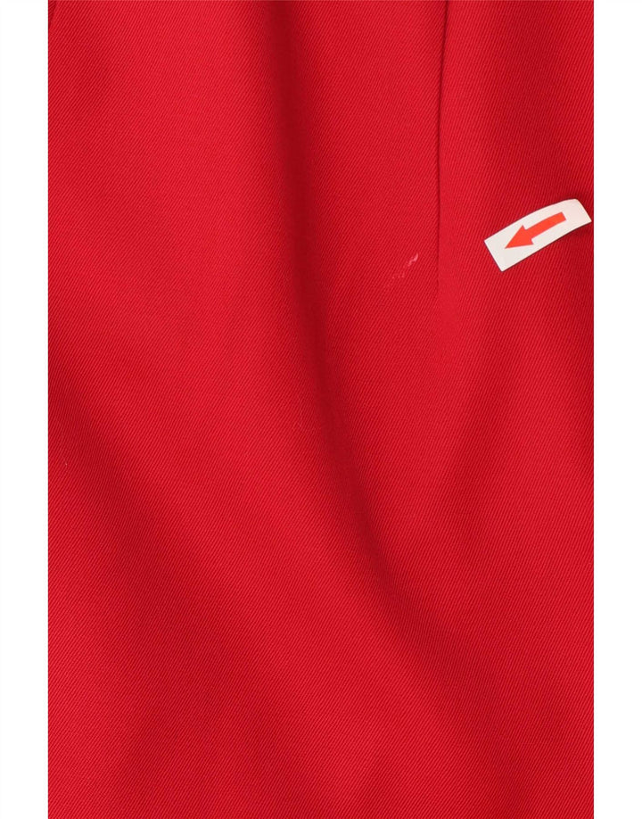 Vintage A-line nederdel til kvinder W30 Medium rød uld