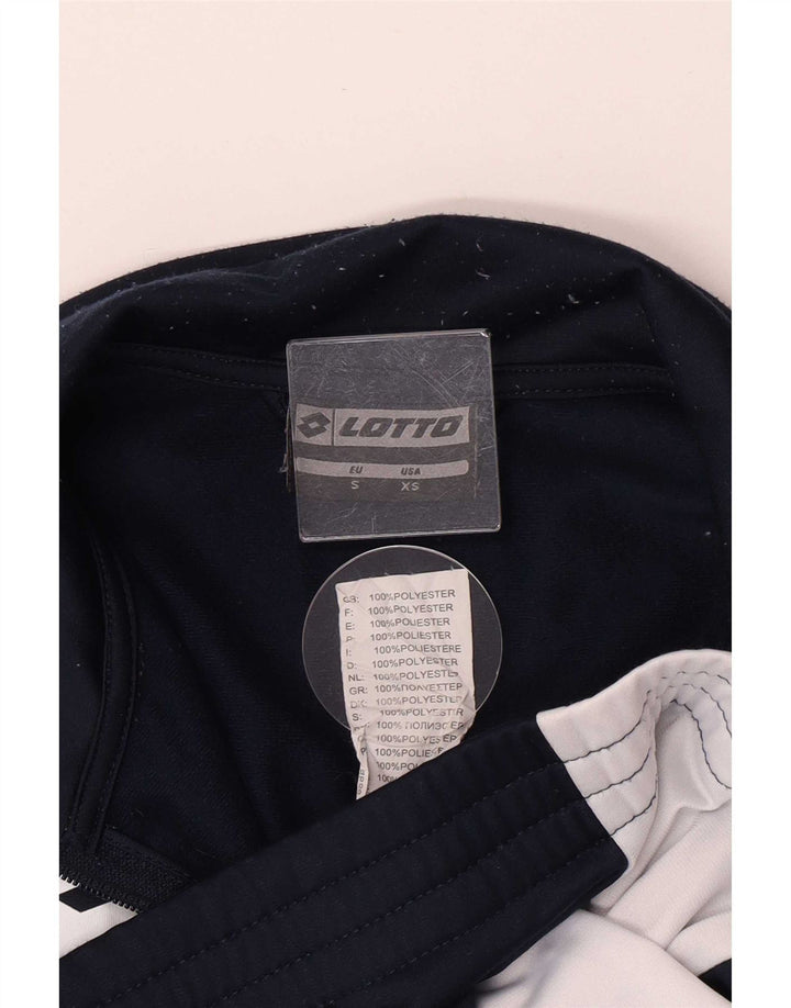 Lotto Herre Regular Fit træningsdragt Top jakke Small Navy Blue Colourblock