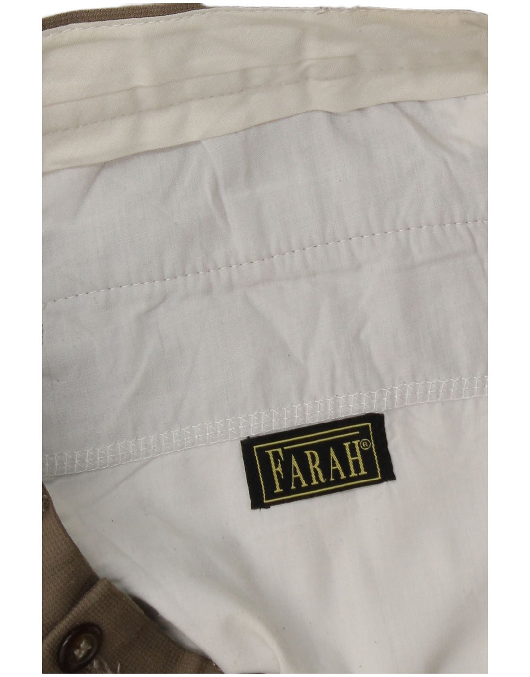 Farah Herre Pegged Suit Bukser W36 L32 Beige