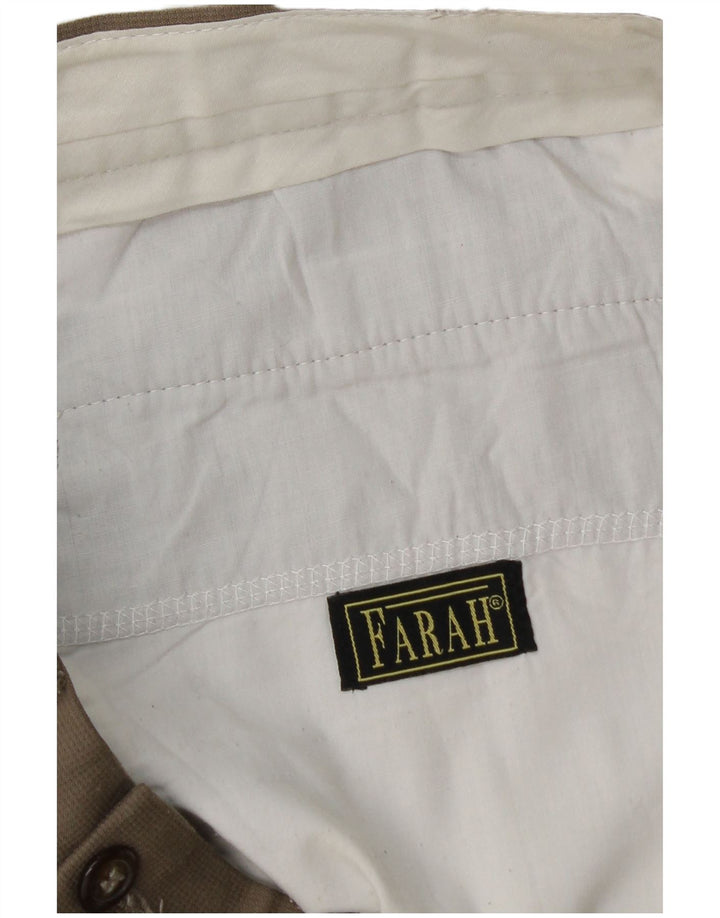 Farah Herre Pegged Suit Bukser W36 L32 Beige