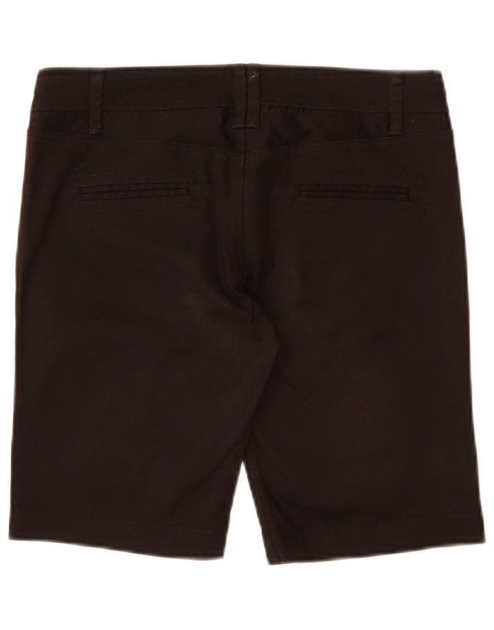 GAS Womens Chino Shorts W26 Small Black Cotton