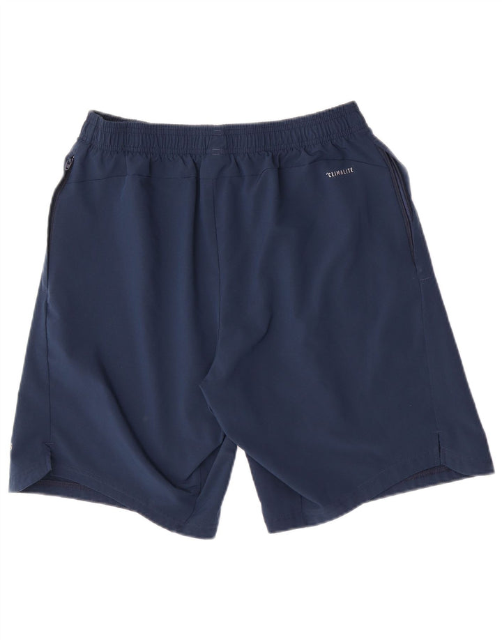 Adidas Herre Climalite Sportshorts store marineblå polyester