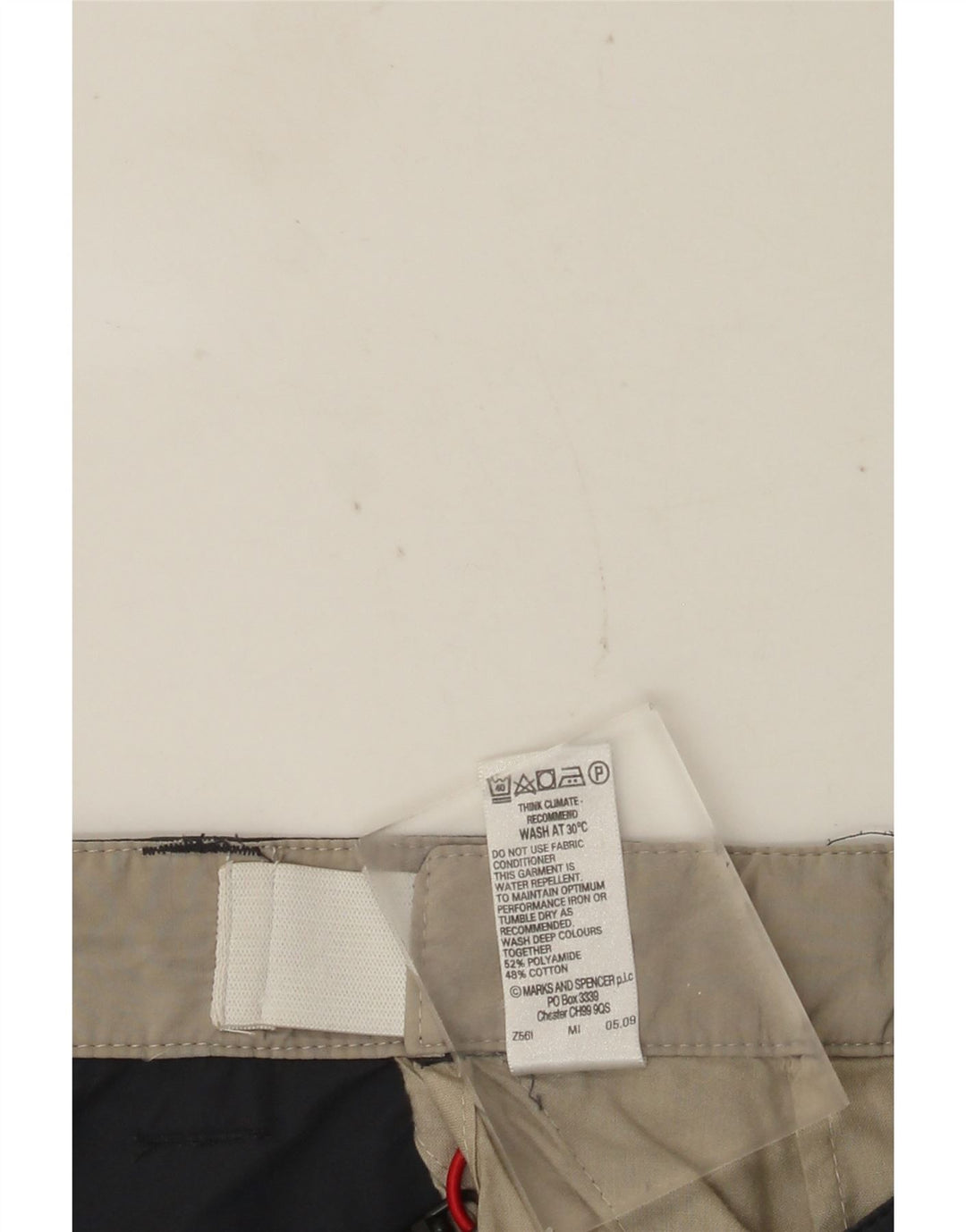 MARKS & SPENCER Herre Cargo Shorts W38 XL Grå Bomuld
