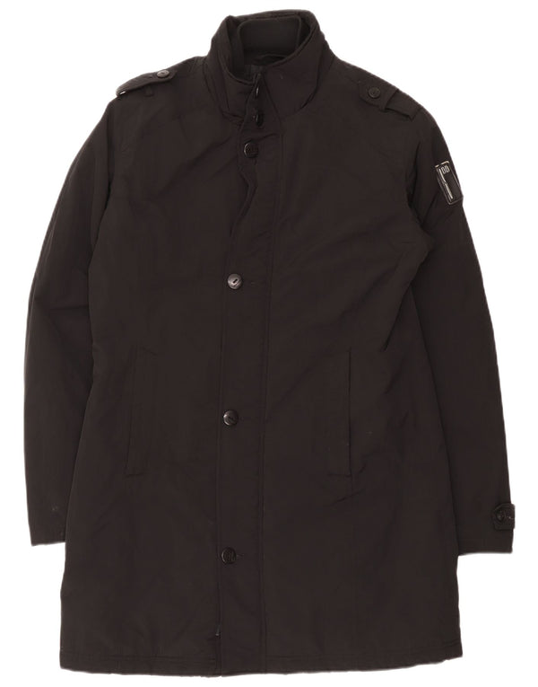 Bomboogie Womens Military Polstret Frakke UK 14 Large Black Polyester