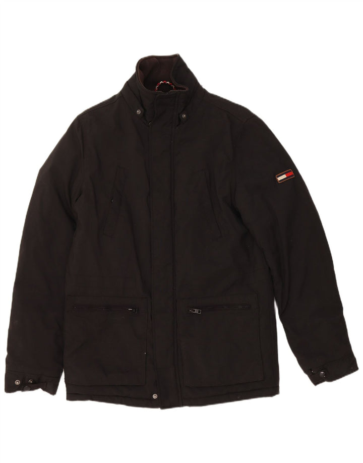 Tommy Hilfiger Herre Utility Jacket UK 36 Small Black