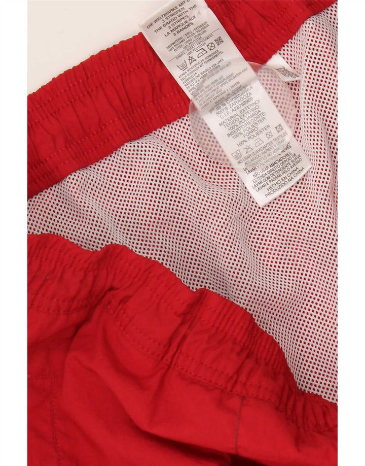 Adidas Badeshorts til mænd store røde polyamid
