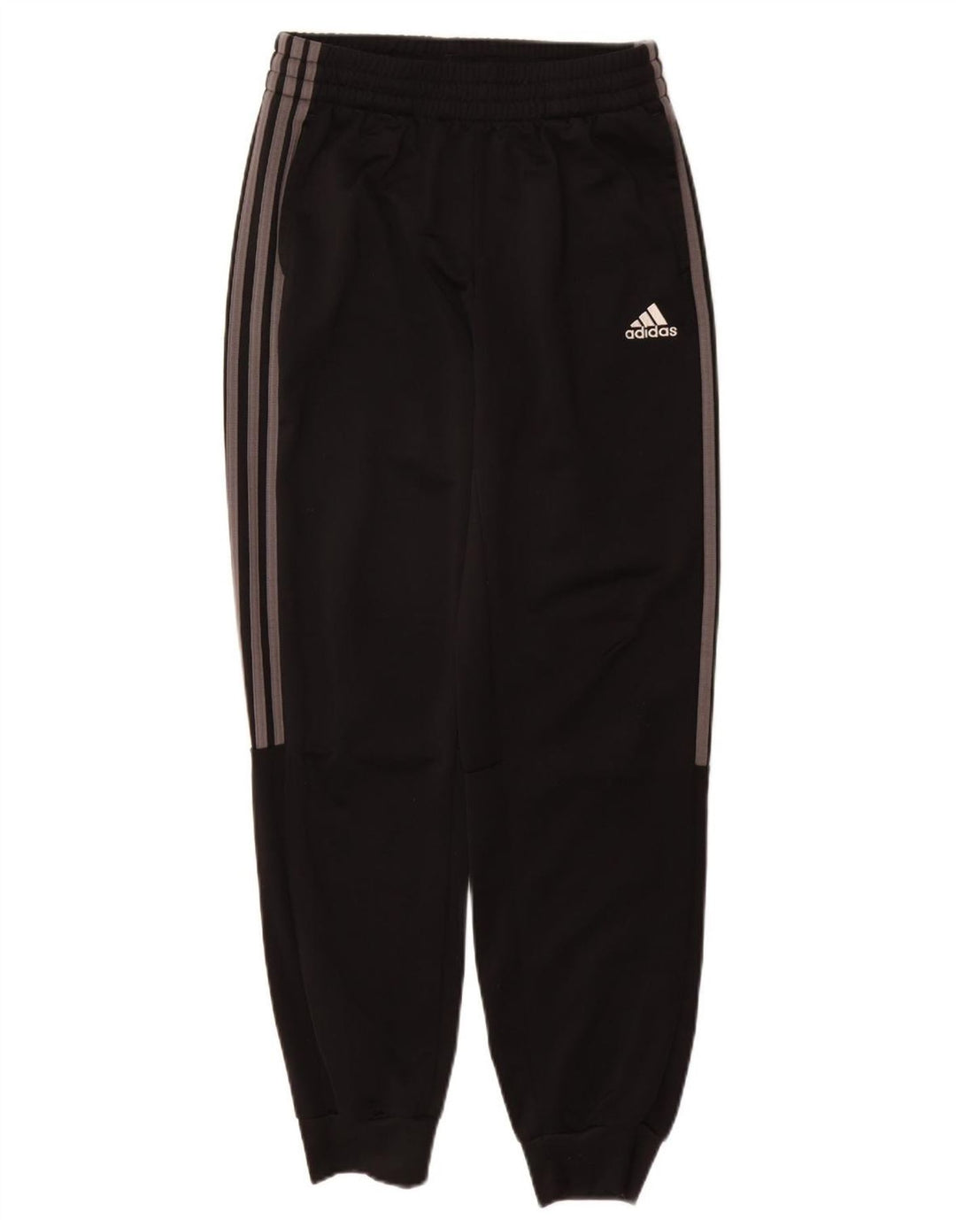 Adidas Drenge Træningsdragt Bukser Joggers 13-14 År Sort Polyester