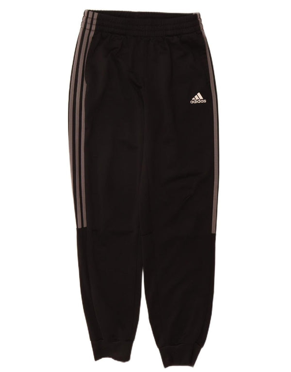 Adidas Drenge Træningsdragt Bukser Joggers 13-14 År Sort Polyester