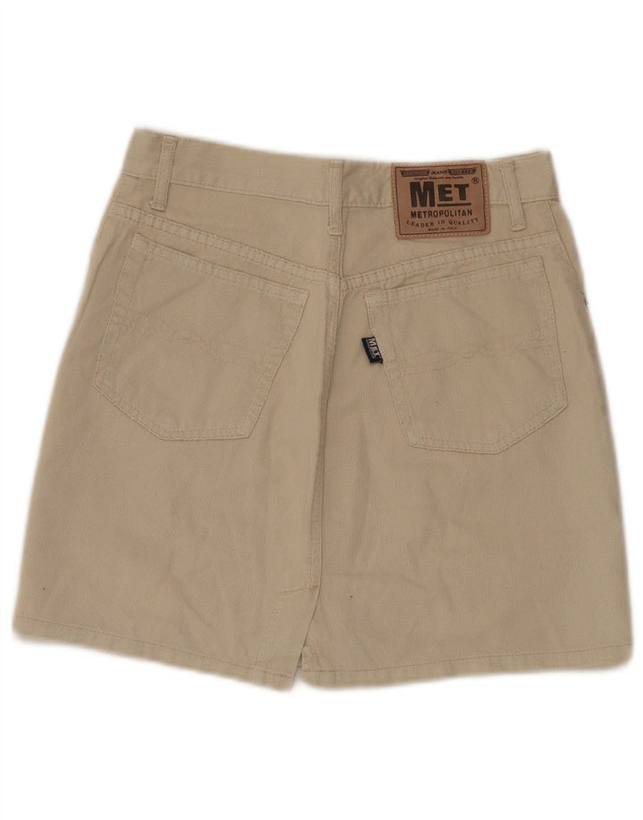 Metropolitan A-line nederdel til kvinder W30 Medium Beige Bomuld