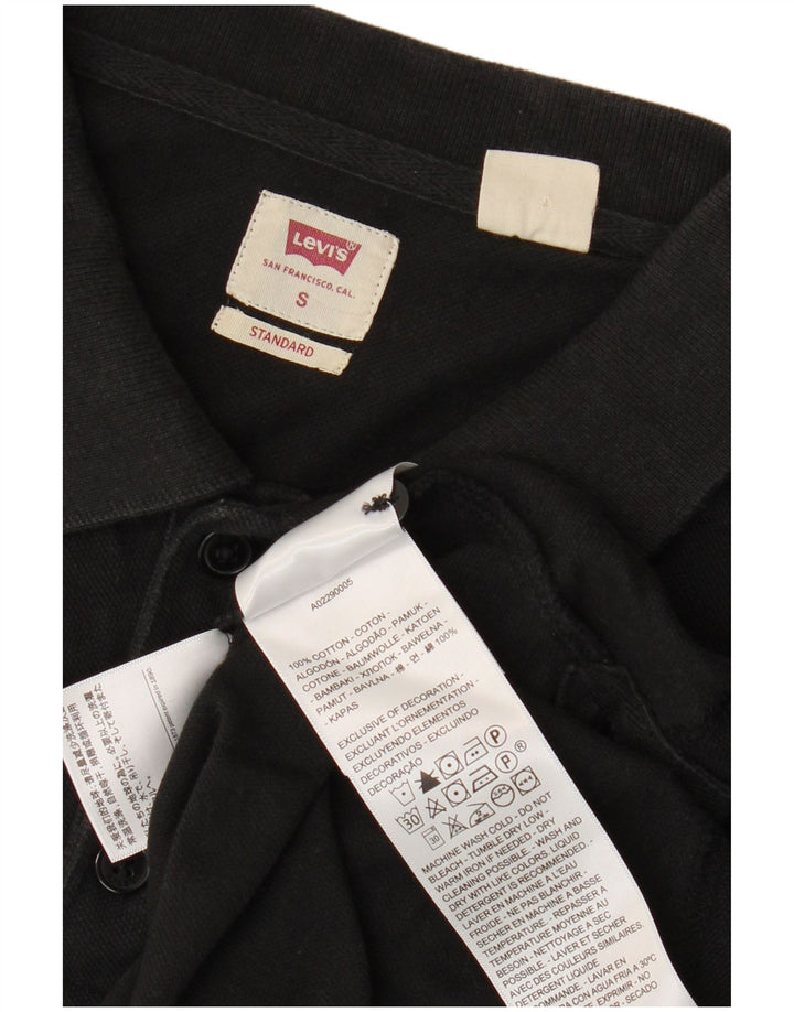 Levi's Standard Polo Shirt til mænd Lille sort bomuld