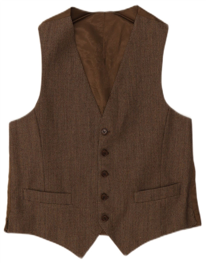 Vintage herrevest IT 48 Lille Brun