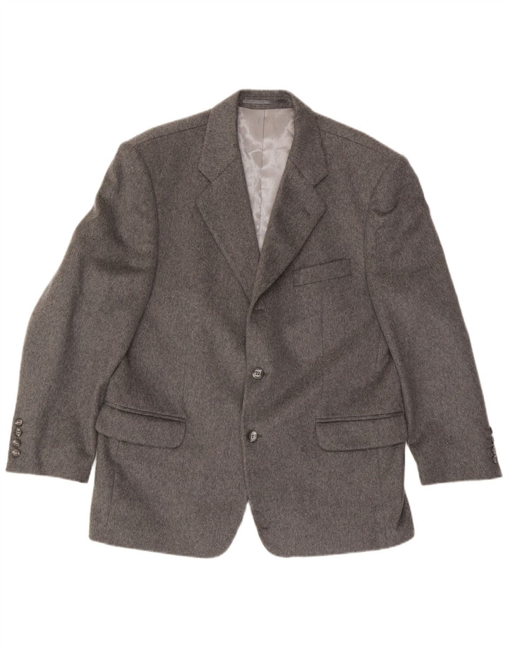 LANIFICIO DEL CASENTINO Herre 3-knaps blazerjakke UK 38 mellemgrå